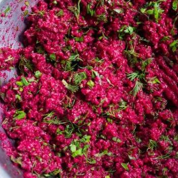 Beet and Bulgur Salad