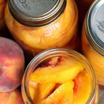 Canning Peaches