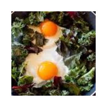 Greens With Eggs